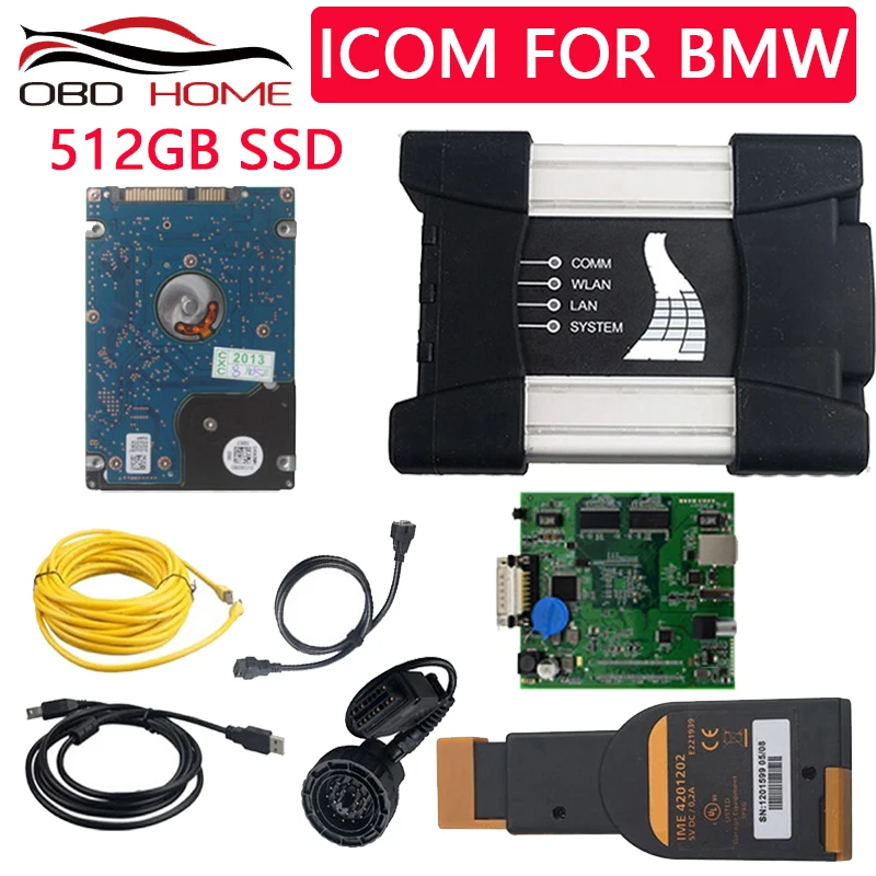 

ICOM A2+B+C ICOM Next Wifi With 512GB SSD OBD2 Diagnostic Tool & Programming For Cars Support Multi-Language ICOMA2 For BMW