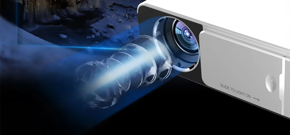 ALSTON T5 полный светодиодный hd-проектор 2500 люмен HDMI USB 1080p портативный проектор фильмов Beamer