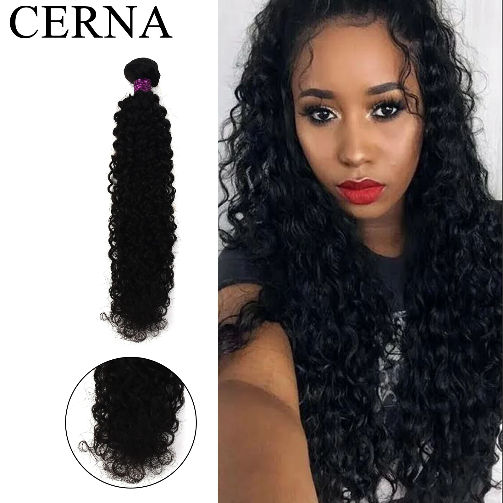 

Cerna Water Wave Bundles Indian Hair Bundles 100% Unprocessed Human Raw Virgin 1/3/4pcs Hair Weave Hair Extensions Wholesales