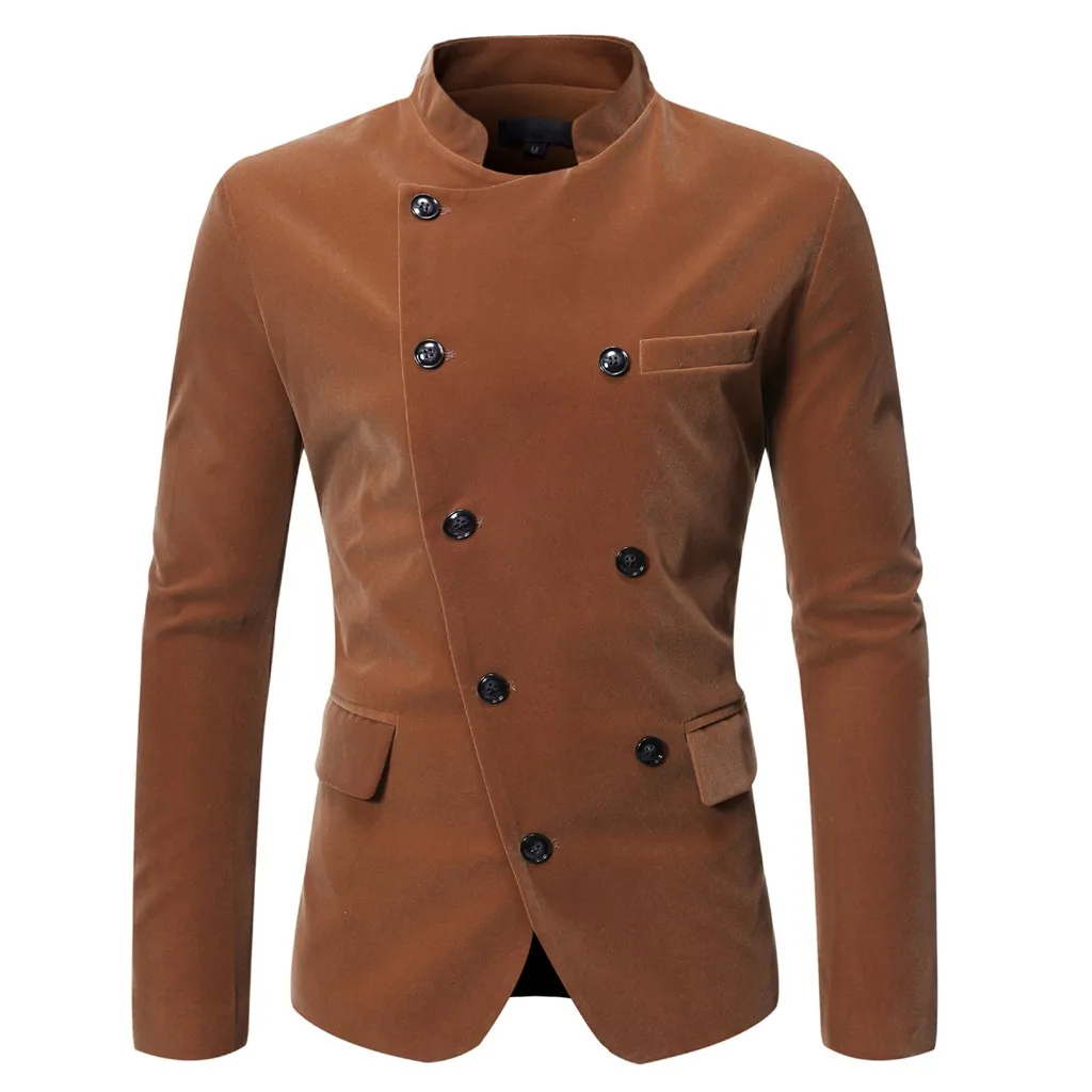 Новый Популярный роскошный костюм мужской блейзер Весенняя модная деловая