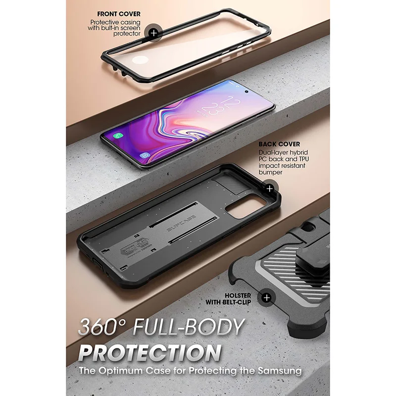 for samsung galaxy s20 5g case 2020 release supcase ub pro full body holster cover with built in screen protector kickstand free global shipping