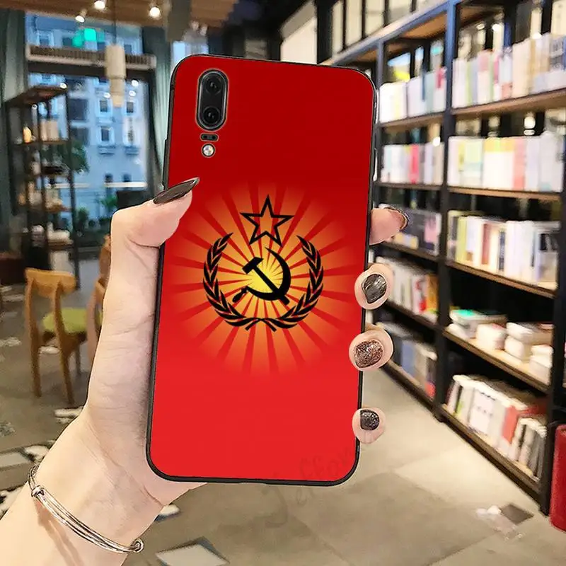 

Soviet Union USSR Flag Phone Case For Huawei honor Mate P 10 20 30 40 Pro 10i 9 10 20 8 x Lite
