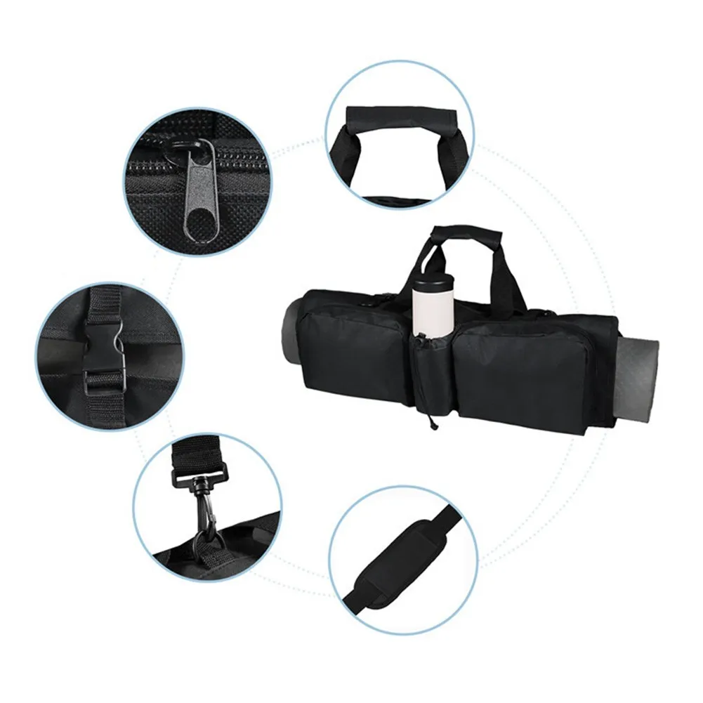 

Fitness Yoga Mat Bag Multifunctional Pocket Yoga Mat Back Bag Shoulder Bag Large Capacity Storage Yoga Mat Stand Waterproof Bag