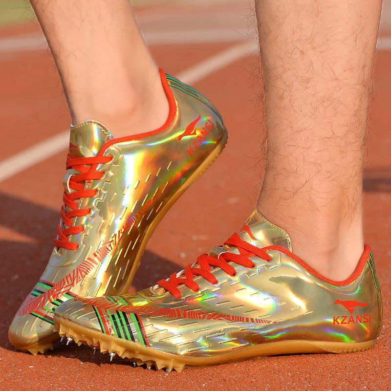 

Шипами спортивная обувь для мужчин Для женщин для Спортивного кроссовки для бега и занятий спортом дышащие Sprint обувь для мальчиков и девоче...