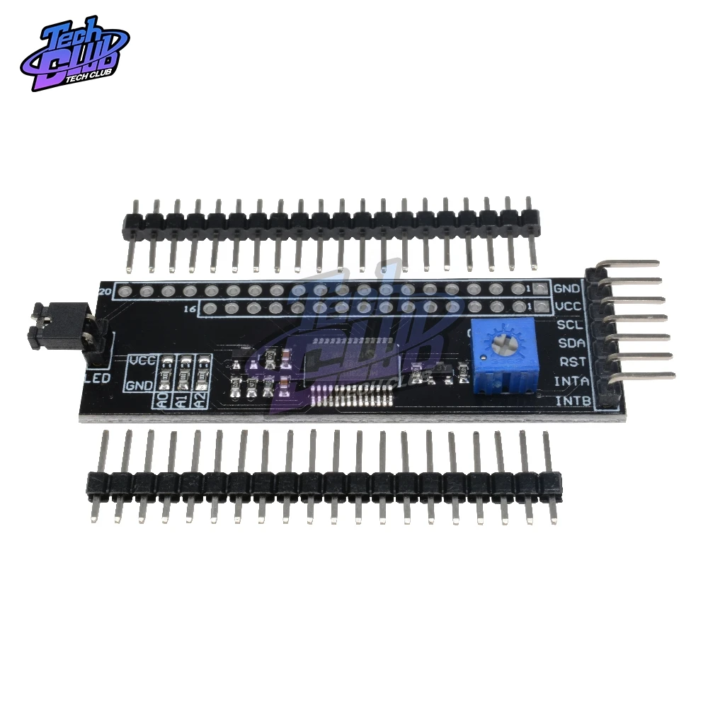 MCP23017 12864 LCD I2C IIC TWI последовательный интерфейс SPI плата адаптера модуль