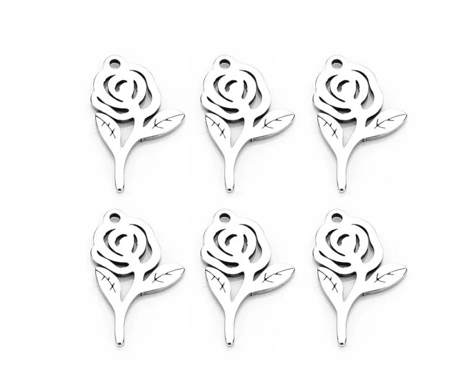 

20 шт./партия, подвески из нержавеющей стали, 9 х15 мм