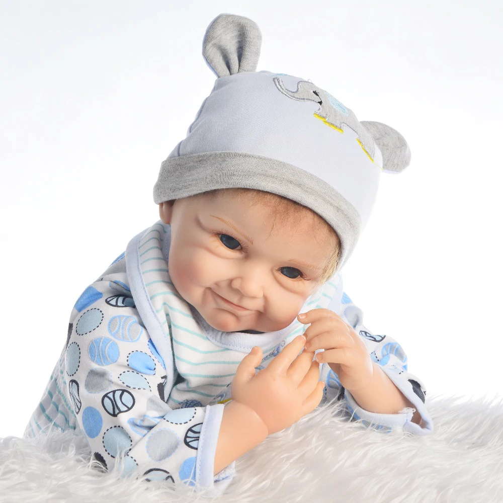 NPK силиконовые куклы reborn baby 2" 55 см, реалистичные куклы для новорожденных, для новорожденных, для маленьких мальчиков, bebe, Кукла reborn для детей, подарок, bonecas
