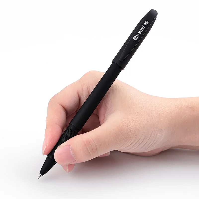 

Chuangyi stationery neutral pen 0.7mm signature pen 12 student carbon pen office supplies black water pen