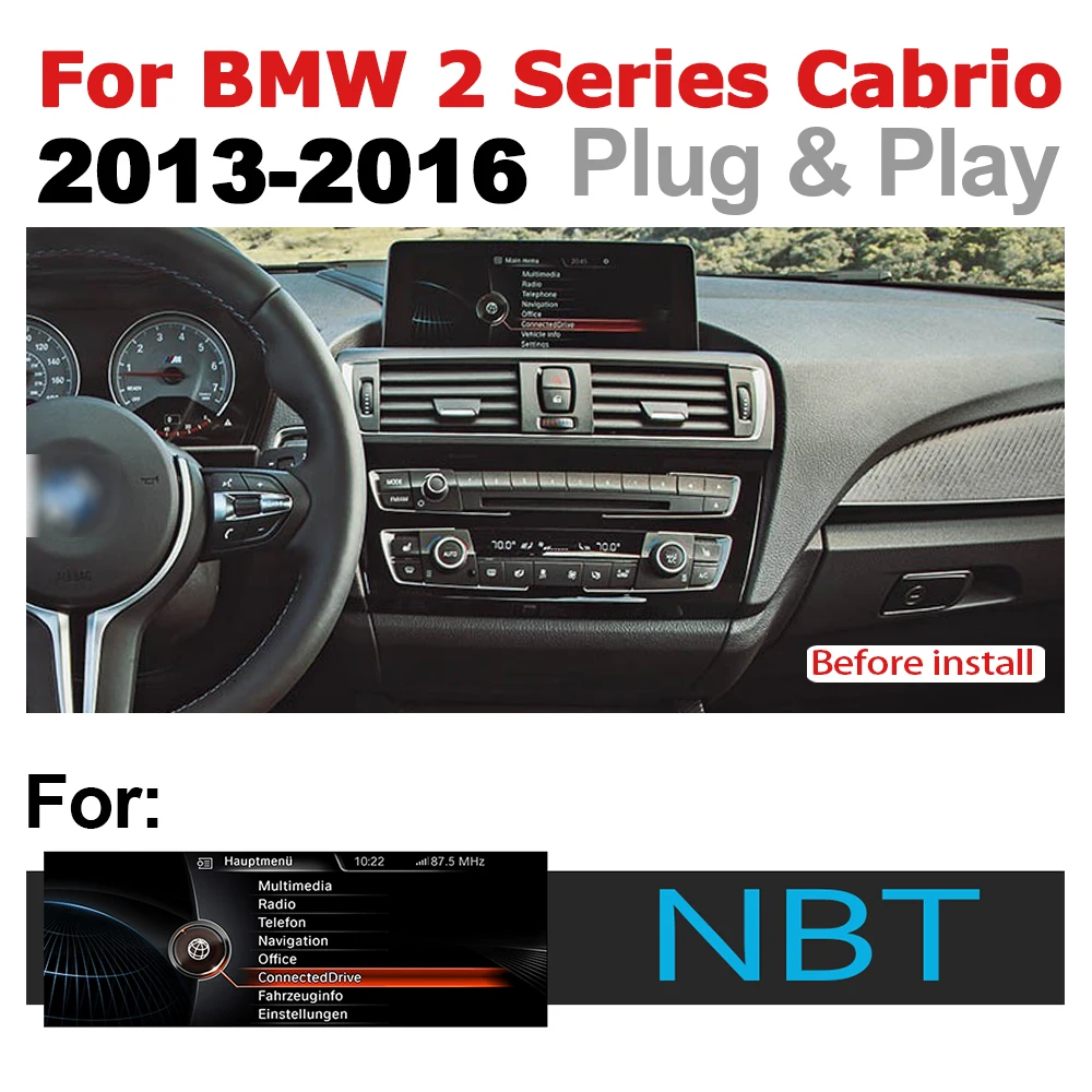 TBBCTEE для BMW 2 серии Cabrio 2013 2014 2015 2016 NBT автомобильный Android GPS мультимедийный плеер