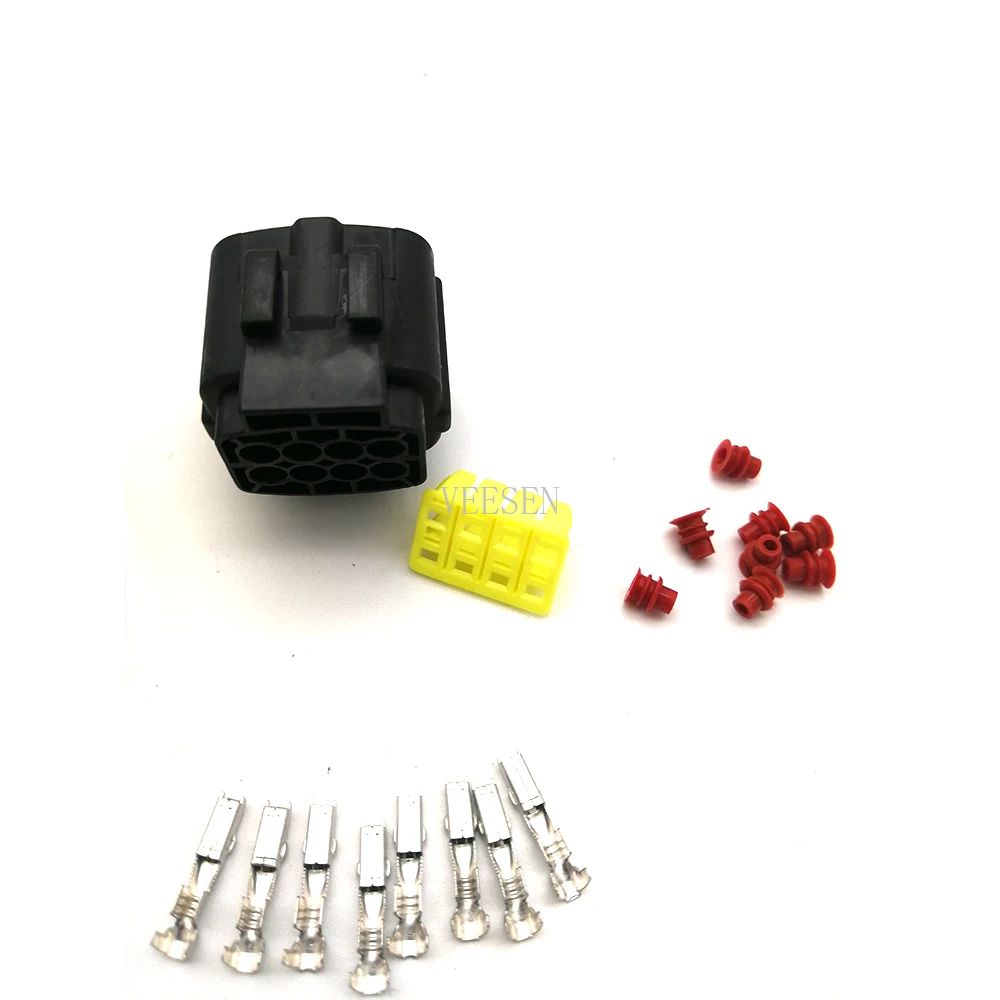 5 комплектов 8pin женский двигатель кислородный датчик соединители пучка проводов