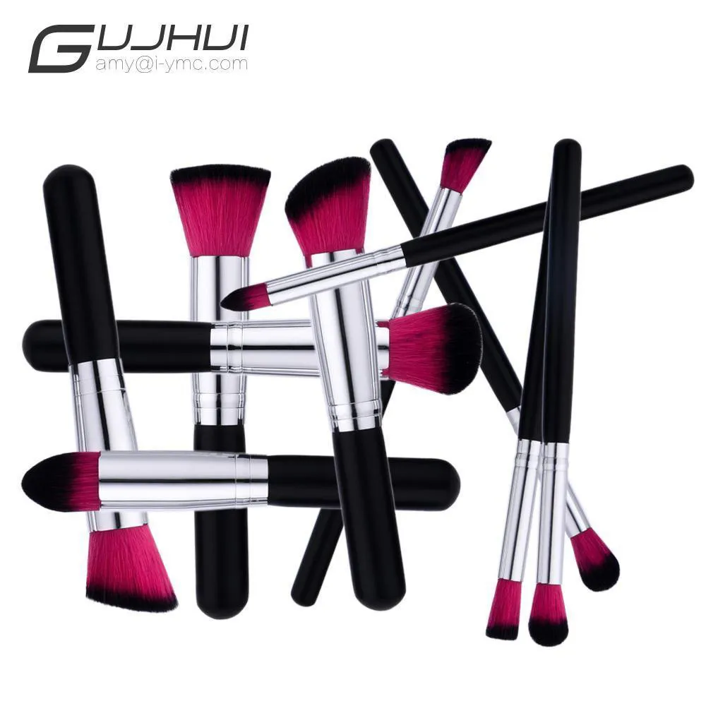

10Pcs Professional Make Up Foundation Eyebrow Eyeliner Blush Cosmetic Concealer Brushes Makeup Brushes Cosmetic Kwasten Set#1008