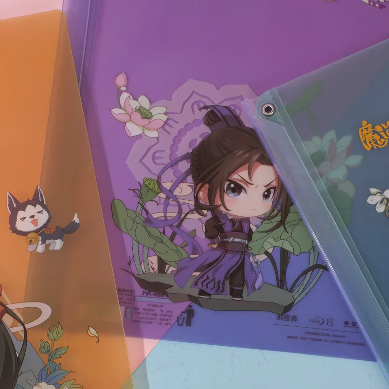 Папка аниме Mo Dao Zu Shi A4 Wei Wuxian Lan Wangji с мультипликационными фигурками офисные