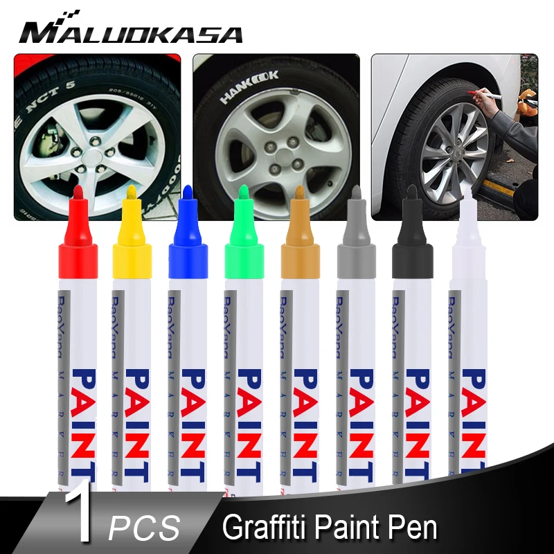 Фломастеры для автомобильных шин ручка рисования водонепроницаемые