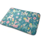 Коврик Kitschy с оленем, Противоскользящий коврик для входной двери в спальню, винтажный Ретро-коврик с оленем в стиле среднего века с современным модом