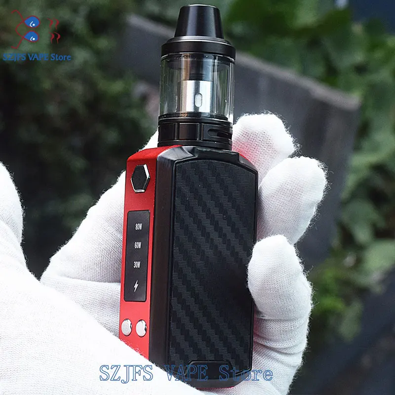 

Cool 80w VAPE kit 30-80w Box Mod Laser e-cigarette vape kit with Atomizer Electronic Cigarette Kit Vaporizer Vaper Pen warwolf