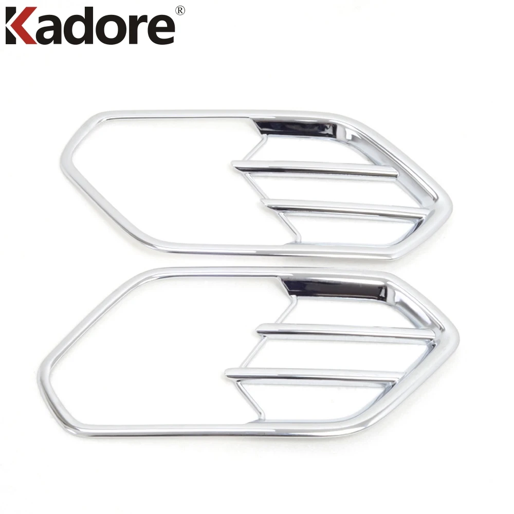 2 шт. хромированные передние противотуманные фасветильник для Ford Escape Kuga 2017 2018 2019