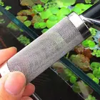 Фильтр из нержавеющей стали Впускной чехолсеткасети для креветок Набор Специальный цилиндрический фильтр для креветок приток входное отверстие защита аксессуары для аквариума