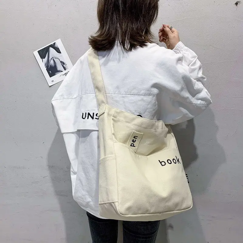 

School Bag For Teenager Girls schoolbag Women Backpack Canvas Messenger Bags satchel Shoulder Bags Mochilas Rucksacks Backbag