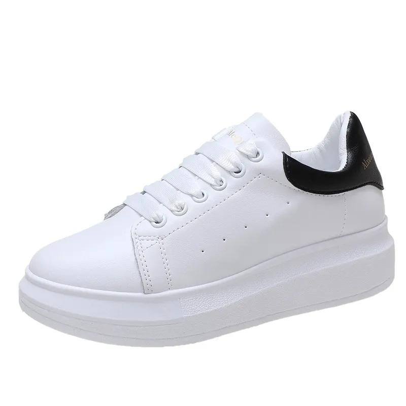 

2021 Women's Sports Shoes Fashion Women's Sneakers The New Solid Color All-match Comfortable Rubber Platform Female Shoes