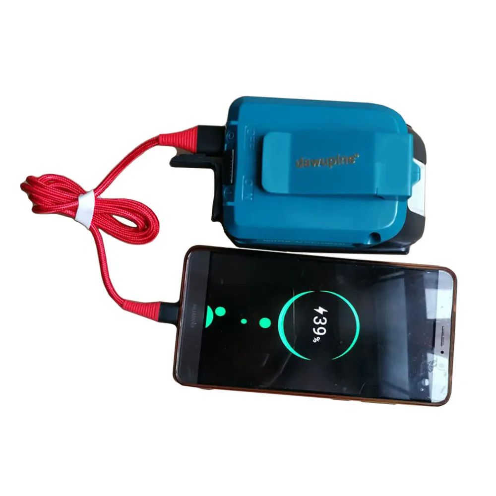 Зарядное устройство ADP05 USB разъем питания для Makita 18 в 14 4 В аккумулятор BL1830 BL1430 2 Ач 3