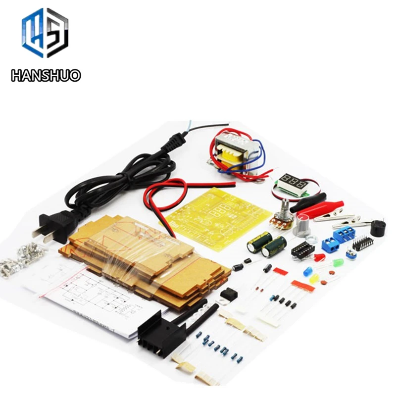 Оптовая продажа с фабрики Бесплатная доставка ЕС 220V DIY LM317 Регулируемое