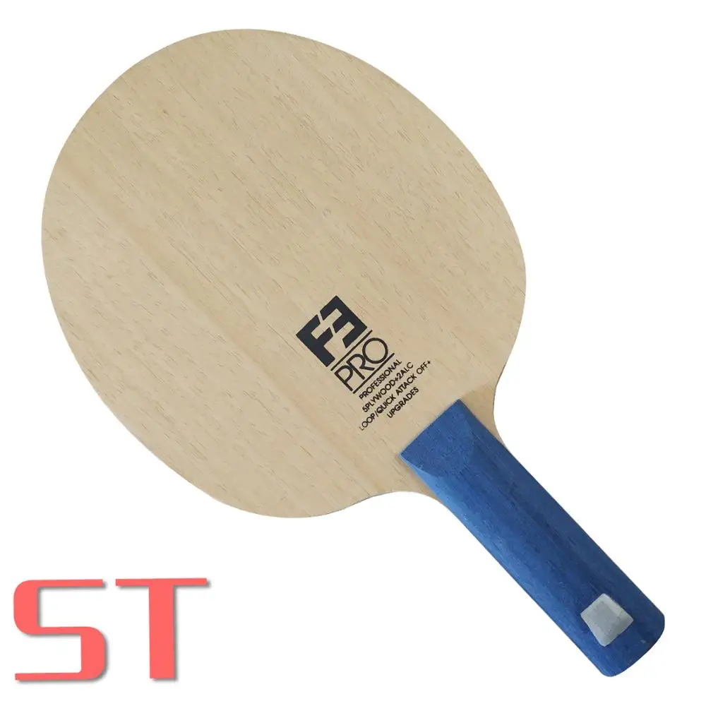 ST long handle Sanwei F3 PRO 5+ 2 ALC Premium Ayous Surface OFF++ Arylate углеродное лезвие для настольного тенниса ракетка для пинг-понга - Цвет: ST long handle