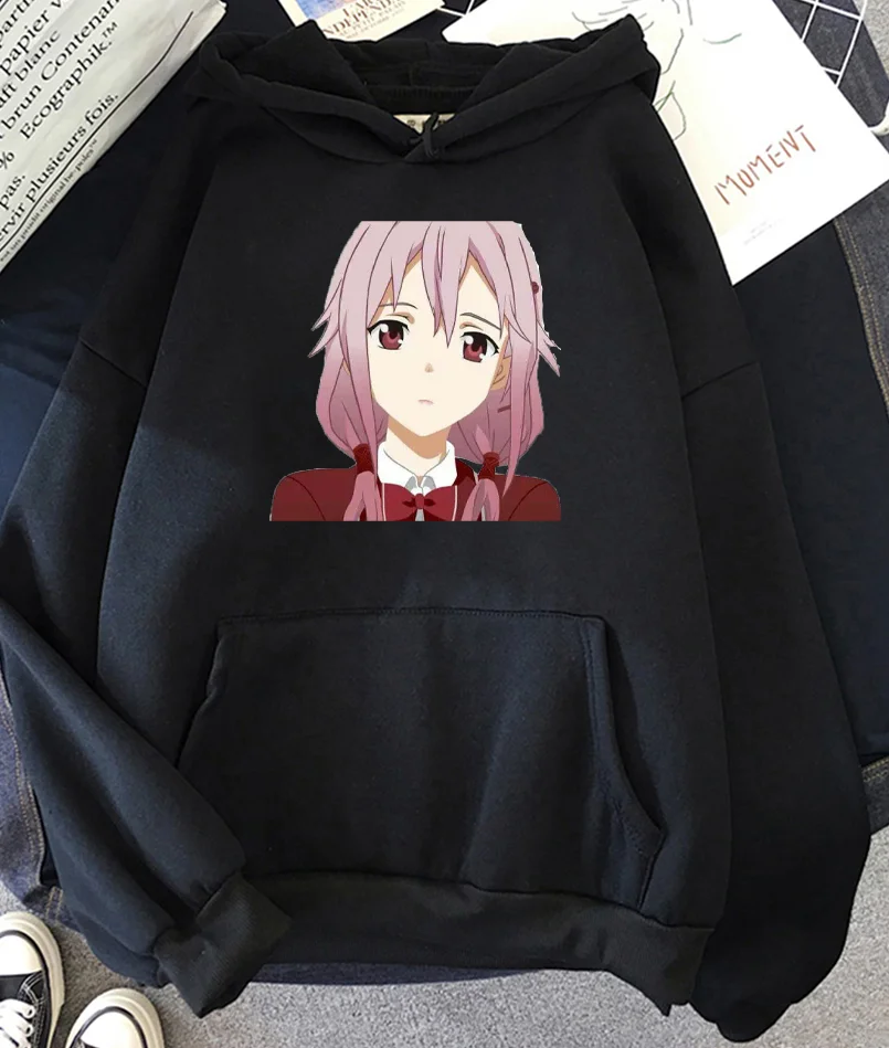 

2021 Spring Guilty Crown Hoodies Women Fashion Trend Young Cool Letter Printing Sweatshirt Plus Size Anime Character