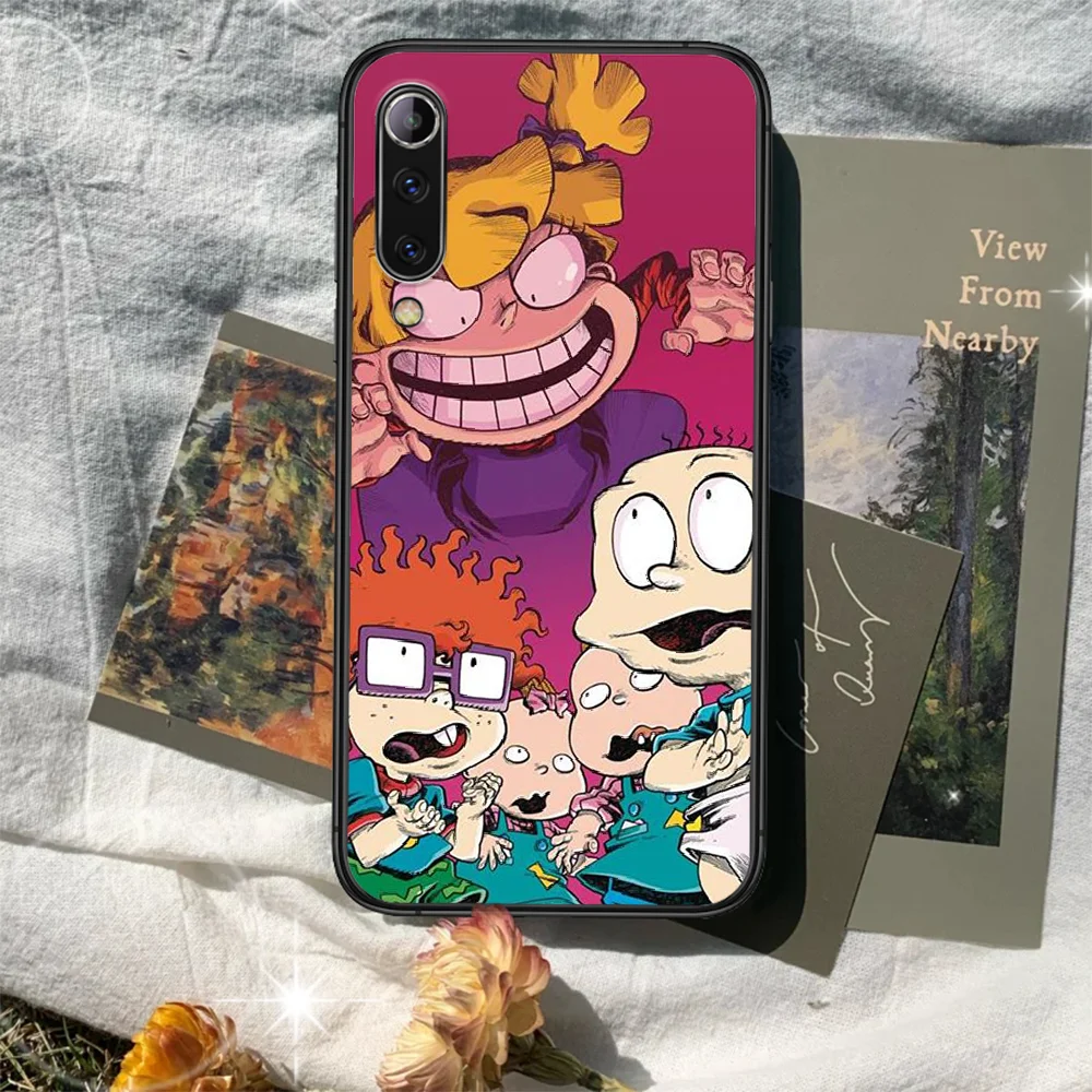 

Rugrat Paris cartoon Phone case For Xiaomi Mi note 10 A3 9 MAX 3 A2 8 9 Lite Pro ultra black Funda Pretty Coque Painting Cover