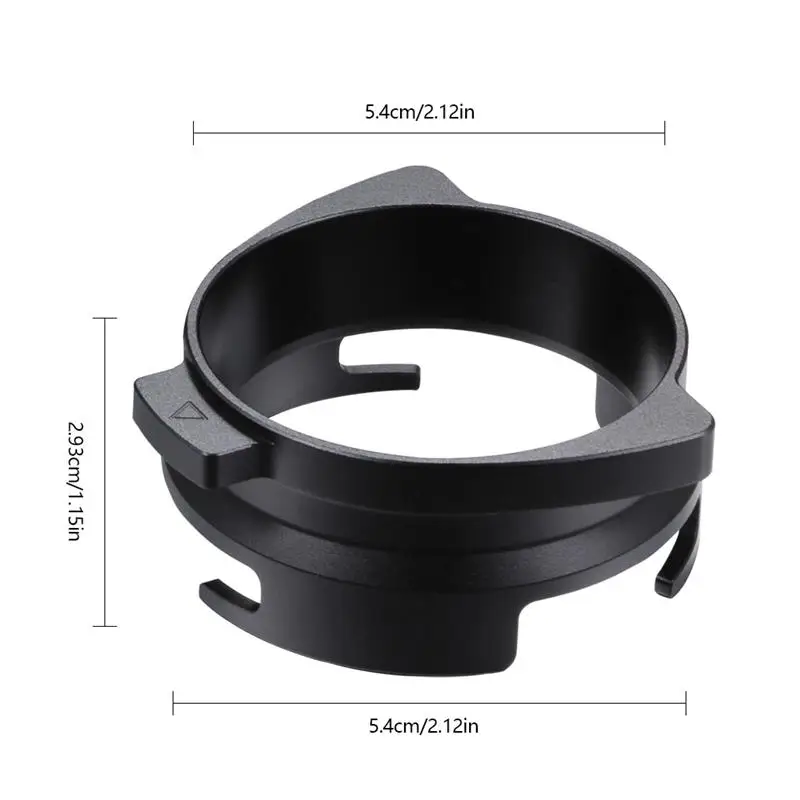 

Coffee Dosing Ring 54mm Rotatable Powder Brewing Receiver Metal Coffee Machine Accessory for Breville 8