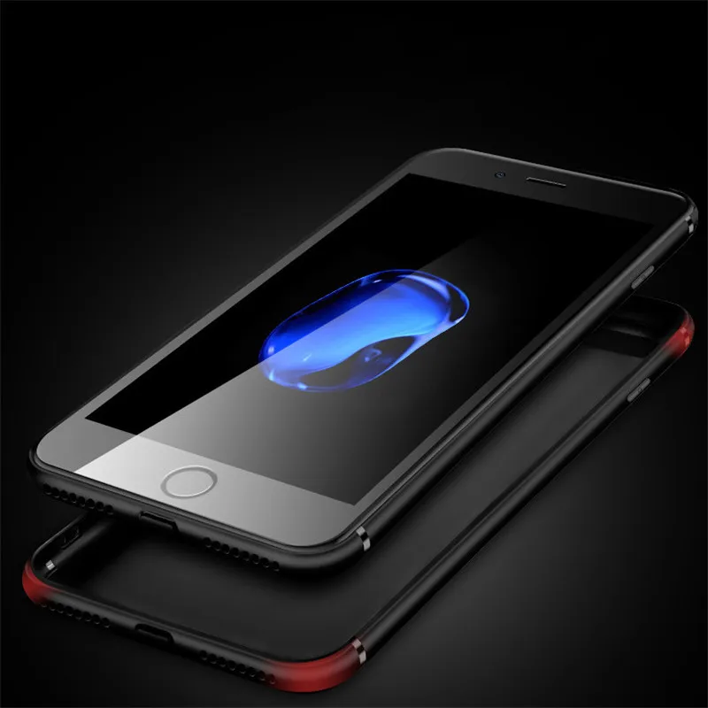Роскошный Ультратонкий Мягкий матовый чехол из ТПУ для iPhone 6 6S 7 8 Plus X XS MAX XR