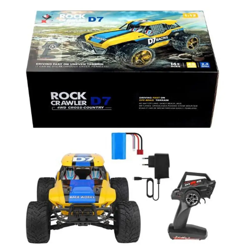 Wltoys 1/12 45 км/ч 4WD RC пустынный багги электрический спортивный автомобиль высокая