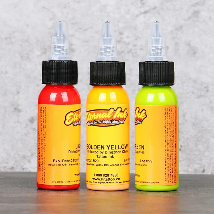 1 унция/бутылка краски для татуировок 16 цветов|Чернила тату| |