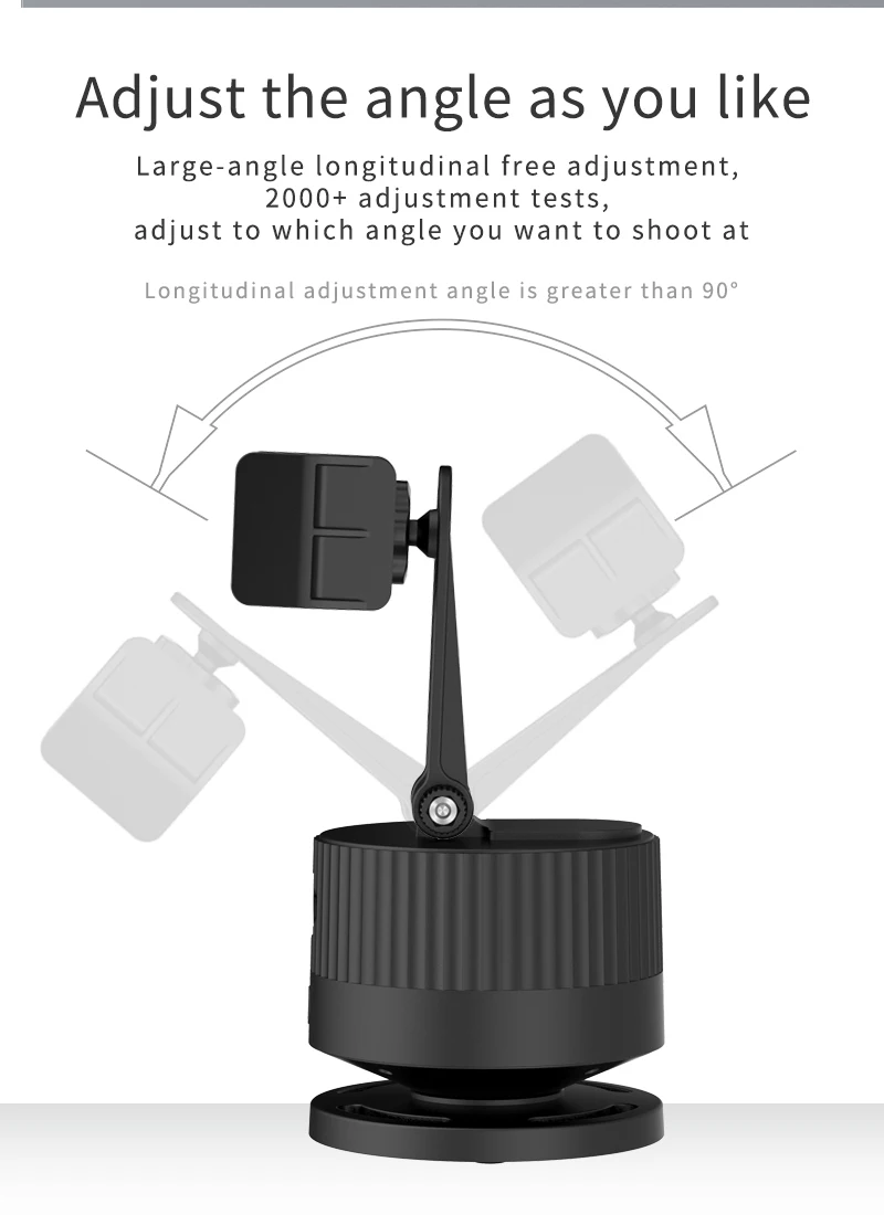 

Portable Smart PTZ Holder For Smartphone 360Rotation Face Recognition Tracking Smart Camera Phone Mount Tripod Selfie Heads