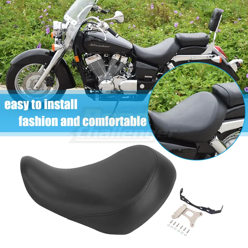 Переднее и заднее пассажирское кожаное сиденье водителя для Honda Shadow Spirit VT 400/750