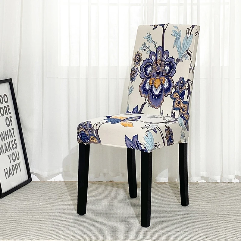 Современные съемные чехлы на стулья из спандекса с защитой от грязи чехол для