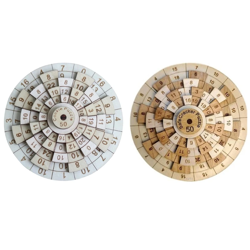 

Wooden Puzzle Toy High Difficulty Mathematical Brain Teasers Toys Family Game