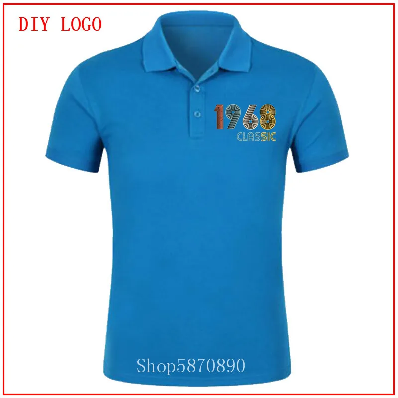 Мужская футболка-поло с короткими рукавами Классическая футболка из