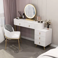 light luxury nordic home dressers vanity princess dressing table storage cabinet bedroom furniture custom modern makeup chair