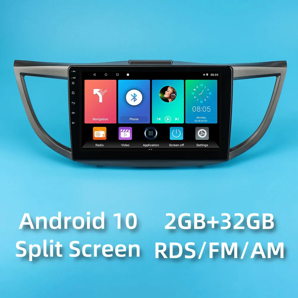 

10.1" Screen 2 Din Android 10 Car Radio For Honda CRV 2012-2016 Car Stereo Multimedia Audio Head Unit GPS Navigation Autoradio