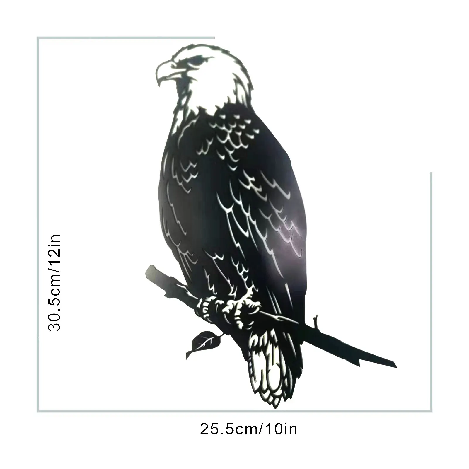 

Metal Eagle Silhouette Stable Outdoor Garden Decoration Art Yard Tree Metal Art Garden Ornament Outdoor Bird Garden Steel Sign