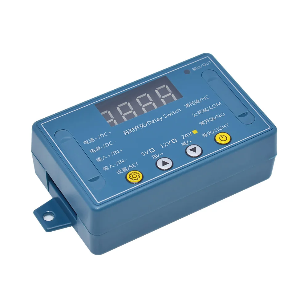 1-канальный модуль реле времени задержки 10 А 5 В 12 24 таймер программируемый