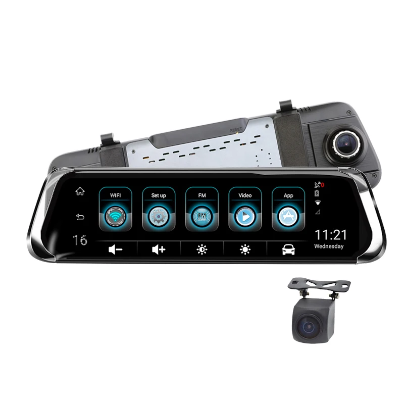E08 Pro американская версия 4G 10 дюймов ADAS Dash камера двойная HD1080P GPS Navi Автомобильный