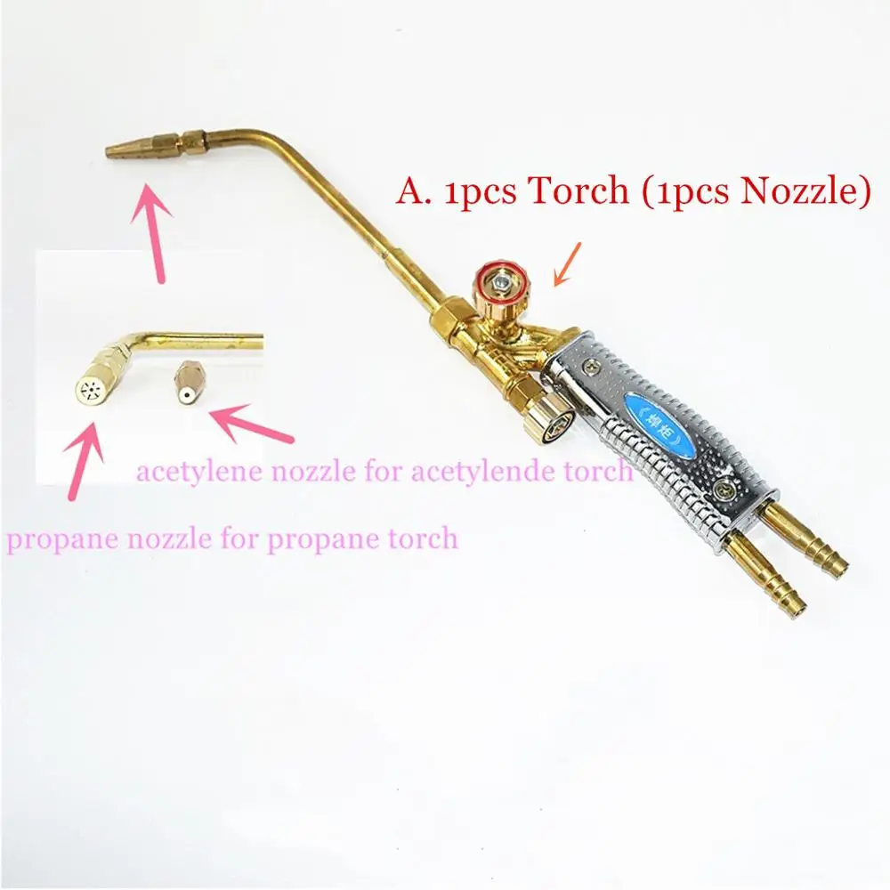 Газовая Сварочная горелка факел для газовой сварки кислород пропан ацетилен