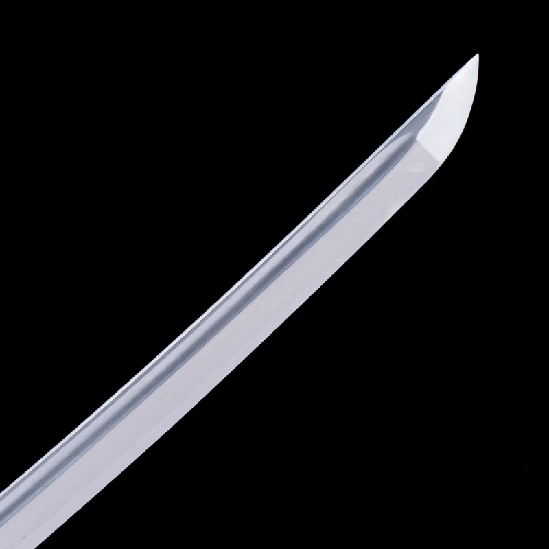 

Real-Steel Sharp Japanese Katana Handmade White Samurai Sword Full-Tang Functional