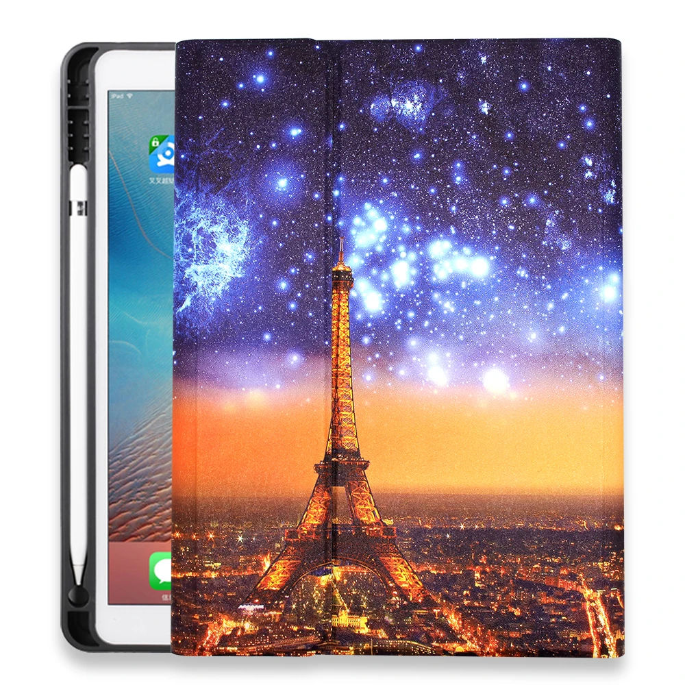 Для iPad 9 7 клавиатура чехол для Air1 Air2 5/6th поколения Чехол Smart Cover под разными углами