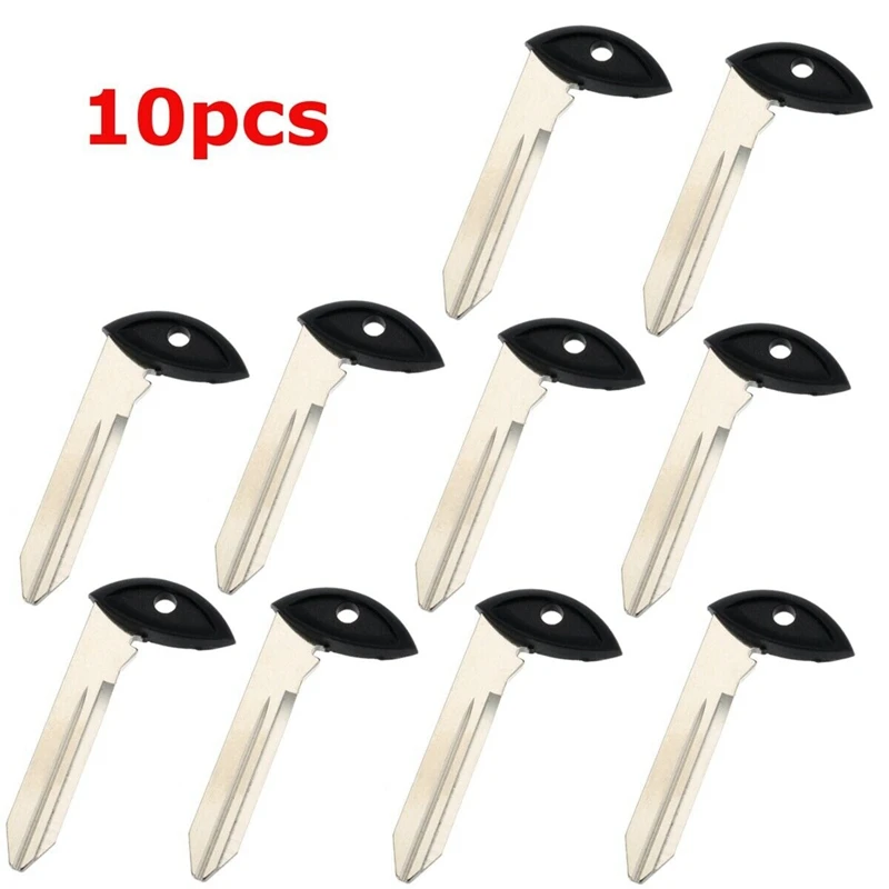

10X Emergency Remote Key Fob Uncut Blade Insert Replace for Chrysler Dodge Jeep