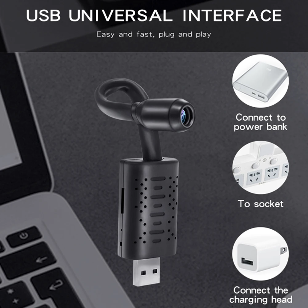 Портативная мини-USB-камера с поворотом на 360 градусов | Компьютеры и офис