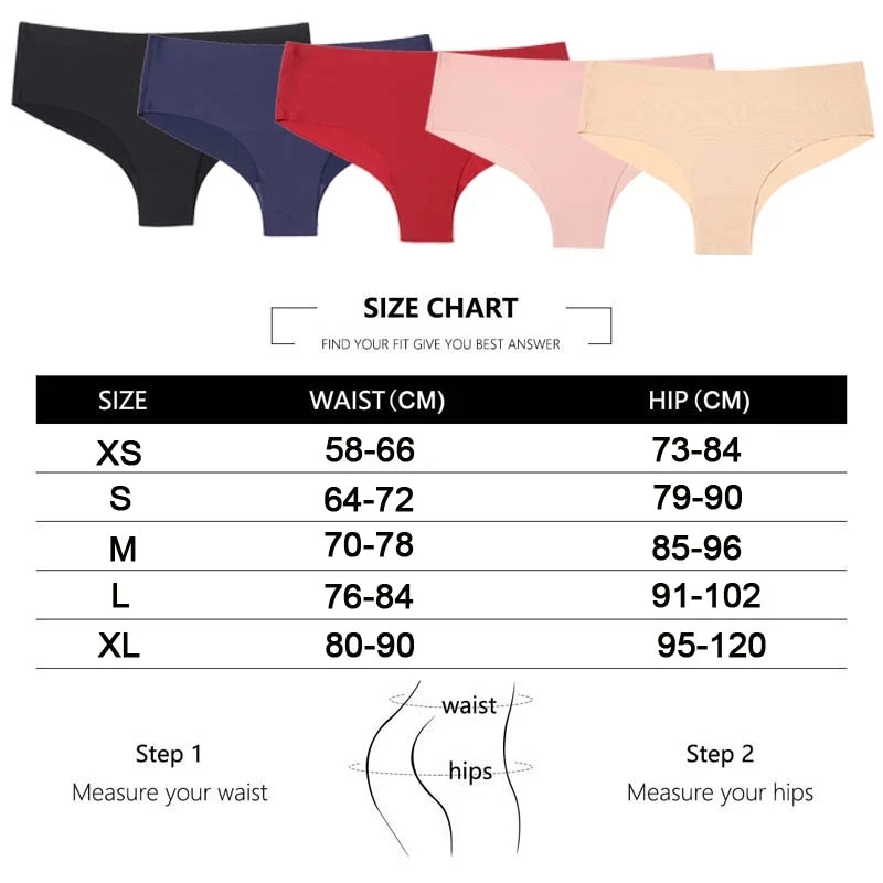 

Women Seamless Panty Set Underwear Female Comfort Intimates Fashion Low-Rise Briefs Panties Women Sexy Lingerie