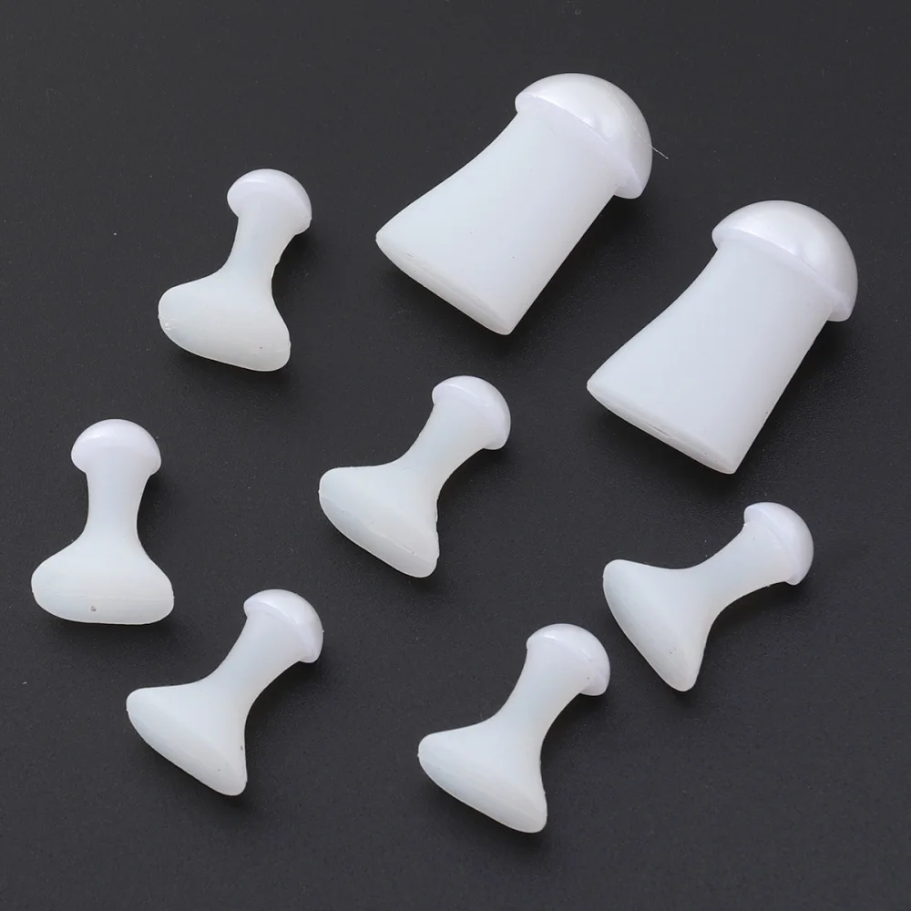 

8pcs Silicone Toe Separator Stretcher Bunion Relief Protector Pads for Hallux Valgus (Pearl Shape)