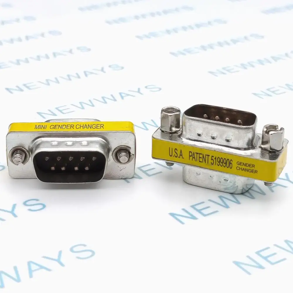 Db9 9Pin/ Female To Female/ Male/ Male Mini Gender Changer Adapter Rs232 серийный разъем | Обустройство дома
